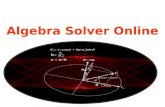 Algebra Solver Online