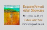 Roxanne Fawcett - Artist Showcase - Event Postcard