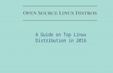 A Guide on Top Linux Distribution in 2016