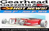 Gearhead Gazzette Hot News for June 2-8 2016