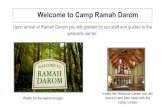 Welcome to ramah darom a story in pictures final