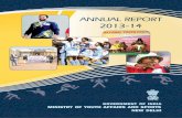 Youth Affairs & Sports Annual Report 2013-2014
