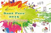 Programa Festa Major Sant Pere 2015