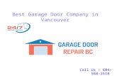 Garage Door Repair & installation Company in Vancouver