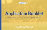 Aplication Booklet - OCP e OC Replan 2016.2
