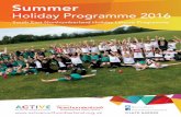 Summer holiday activities for SE and mid Northumberland 2016