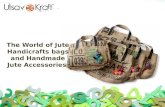 Utsav kraft premium jute handicrafts and jute acessories