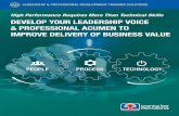 Leadership & Professional Development Training CA edition