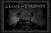 Game Of Thrones: Rules of Play
