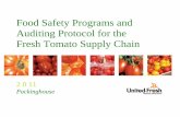 Food Safety Programs and Auditing Protocol for the Fresh Tomato ...