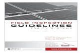 Field Inspection Guidelines for PV Systems