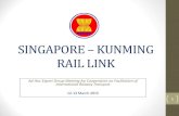 SINGAPORE – KUNMING RAIL LINK