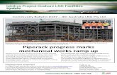 Piperack progress marks mechanical works ramp up