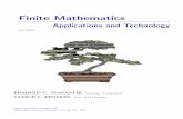 Finite Mathematics: Applications and Technology