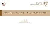 FANR INTEGRATED MANAGEMENT SYSTEM