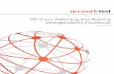 HP-Cisco Switching and Routing Interoperability Cookbook