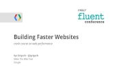 WebRTC Building Faster Websites