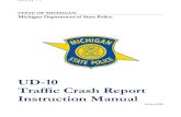 UD-10 Traffic Crash Report Instruction Manual