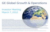 GE Global Growth & Operations