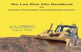 The Low Risk Site Handbook for Erosion Prevention and Sediment ...