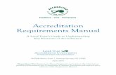 Accreditation Requirements Manual