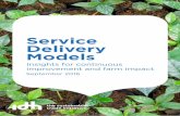 Service Delivery Models- Insights for continuous improvement and ...
