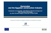 Eurocodes and the Egyptian construction industry