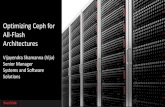 Optimizing Ceph for All-Flash Architectures