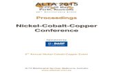 Nickel-Cobalt-Copper Conference