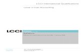 Level 3 Cost Accounting LCCI International Qualifications Syllabus