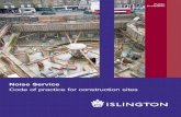 Noise Service Code of practice for construction sites