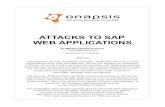 ATTACKS TO SAP WEB APPLICATIONS