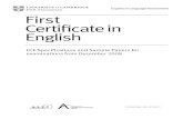 FCE First Certificate in English (FCE ESOL Cambridge): übungen ...
