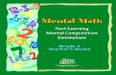 Mental Math Grade 4 Teachers Guide