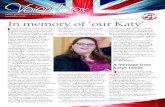 In memory of 'our Katy'