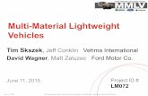 Multi-Material Lightweight Vehicles