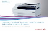 Xerox® WorkCentre® 5022/5024 Multifunction Printer