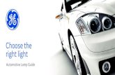 Automotive Lamp Guide - Choose the Right Light