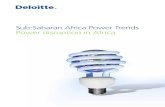Sub-Saharan Africa Power Trends Power disruption in Africa