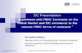 EIC presentation on FIDIC contract forms