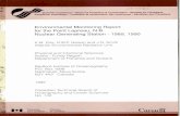 Environmental monitoring report for the Point Lepreau, N.B. nuclear ...