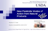New Pesticide Modes of Action from Natural Products
