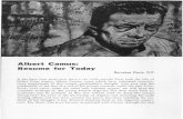 Albert Camus: Resume for Today - Dominicana Vol. 49 No. 3