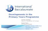 Developments in the Primary Years Programme