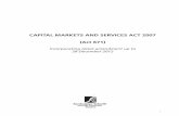 CAPITAL MARKETS AND SERVICES ACT 2007 (Act 671)