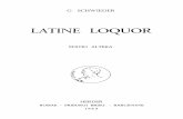 Latine loquor