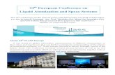 24 European Conference on Liquid Atomization and Spray Systems