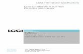 LCCI International Qualifications Syllabus Level 2 Certificate in ...
