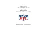 2013 official playing rules of the national football league