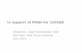 In support of PSM4 for 100GbE